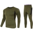 thumbnail image 1 of Sous-vêtements Thermiques pour Hommes Costume Respirant Entraînement Physique Ski Course Randonnée, 1 of 4