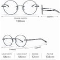 thumbnail image 5 of 4 Pack Reading Glasses Women Men Round Frame Lightweight Thin Readers Colorful Office Home, 5 of 8
