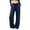 Navy, variant on Women's Wide Leg Sweatpants High Elastic Waisted Loose Pants Drawstring Fleece Lined Sweat Pants with Pockets Navy M