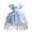 Blue, variant on Girls' Dresses Short Sleeve Puffy Tiered Cake Gown With Long Train For Birthday Party,3-4 Years