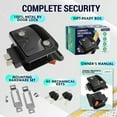 LATCH.IT Rv Door Lock Black | Camper Door Lock fits 2.75