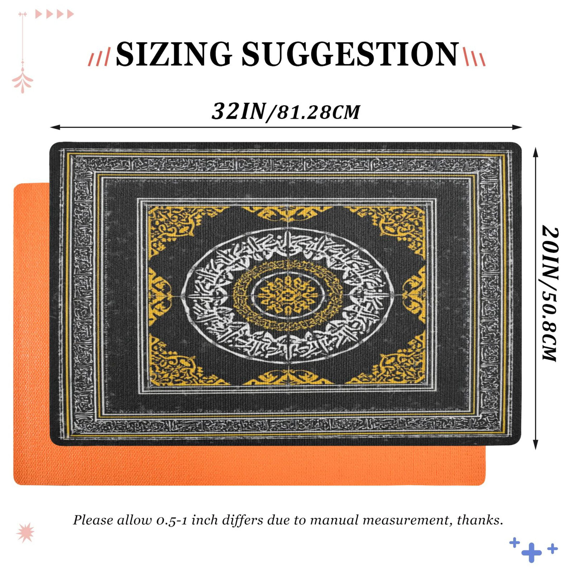 Iauyy Doormat Outdoor Indoor Non-Slip Washable Welcome Mat,Low-Profile 32x20in Door Mat for Pet Mat Front Back Door and Entryway,Create A Sense Of Layering