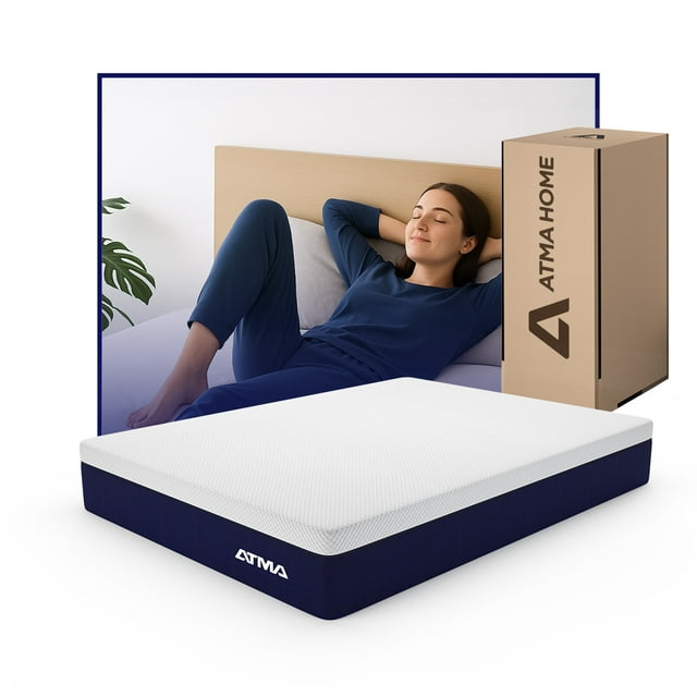 Colchón en Caja Matrimonial ATMA NOVA Memory Foam Altura 29cm