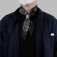 thumbnail image 4 of Pañuelo Bandana Hymeiluely 55x55 cm Algodón Negro Paisley, 4 of 9