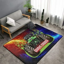 Area Rugs Soft Non-Slip Floor Mats Monster Truck Jam Carpets Doormat for Living Room Bedroom Decor 60"x39"