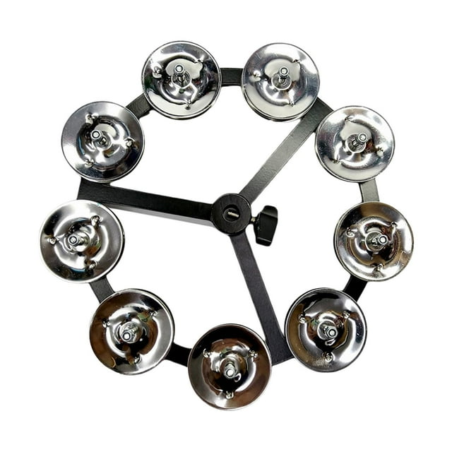 MERIGLARE Cymbale Chapeau Haut-de-Forme Tambourin Batterie Ensemble Accessoires de Percussion Musique Rythme Tambourin Simple