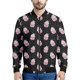 thumbnail image 3 of Chaqueta con cremallera con estampado 3D de cupcakes de dibujos animados para hombres y mujeres, sudadera con gráfico de comida, chaqueta bomber informal para niños, abrigo suelto de manga larga, 3 of 5