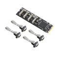 thumbnail image 5 of M.2 M+B Key to 4x RS232 Serial Adapter Card M.2 Expansion Card 4 Port Serial RS232 M.2 Controller Card for Desktop PC, 5 of 5