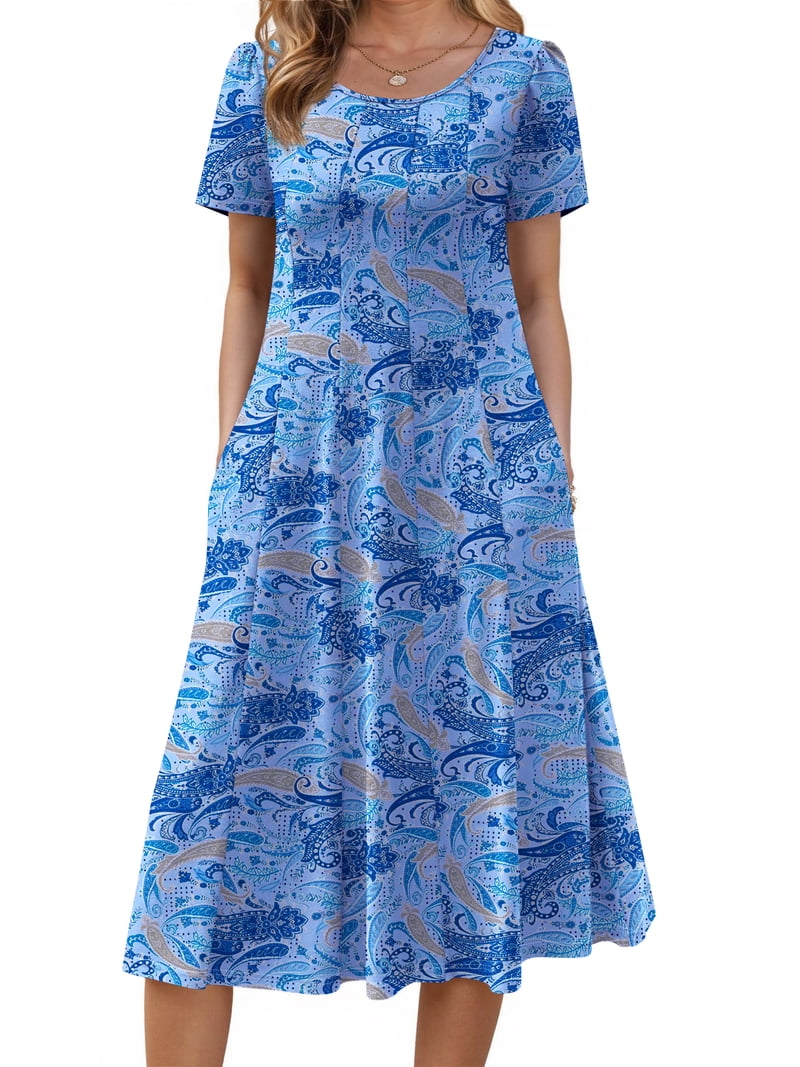 Lightweight Summer Dresses With Short Sleeves Gorgeous high low pure  organic short sleeve summer dress  Fashion8