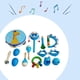 thumbnail image 5 of Instrumentos Musicales Para Bebés Hugo Juguete Sonajero Campana Tambor Educativo Juguetes De Percusión Para Niños, 5 of 7