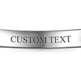 thumbnail image 4 of Personalize Geometric Pave CZ Accent Cubic Zirconia Mens Rectangle Signet Statement Greek Key Design Band Ring for Men Black Enamel Stainless Steel, 4 of 5