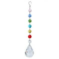 thumbnail image 2 of Pendentif de Bijoux en Cristal Coloré Cadeau Chaîne Chaîne Pendentif d'Éclairage, 2 of 9