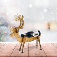 thumbnail image 3 of Christmas Reindeer Wine Bottle Holder, Reindeer and Sleigh Wine Rack Display Stand, Creative Deer Shaped Tabletop Wine Bottle Holder, Table Top and Counter Wine Rack for Christmas Home Decor (ELK), 3 of 6