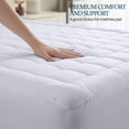 thumbnail image 3 of COOKEY Twin Mattress Topper, Quilted Fitted Mattress Protector with Deep Pocket, Breathable and Comfortable Mattress Pad, 39x75 Inches, 3 of 7
