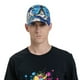 thumbnail image 4 of Fotbe Blue and White Butterflies Gorro Clásico de Béisbol, Gorra Ajustable con Broche Snapback, Gorro de Exterior de Algodón Suave, 4 of 6