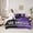 Purple Black, variant on jejeloiu Sports Ball Game Twin Bedding Sets,7-Piece,Gray Sacramento Bedding Comforter Set,Basketball City Sheet Sets For Boy Kids,Breathable Room Decoration Reversible