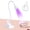 white, variant on Nail lamp 395 purple light nail therapy lamp clip night light nail polish UV curing lamp nail baking lamp,black,USB straight plug,1