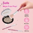 thumbnail image 3 of Syenll Pretend Makeup Kit for Girls, 12 Pcs Washable Fake Makeup Set with Cosmetic Bag for 3, 4, 5, 6, 7, 8 Year Old Girls Birthday Gifts, 3 of 8