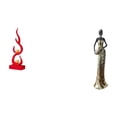 thumbnail image 1 of Escultura abstracta de fuego,Estatua de arte abstracto para decoración del hogar,Escultura de fuego moderna,coleccionable,regalo,Figura de escritorio,Artesanía de escritorio con figuras, 1 of 8