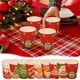 thumbnail image 1 of Decoraciones para Fiestas Navideñas, Platos Desechables, Platos de Papá Noel con Dibujos Animados, Juego de Vasos de Papel y Cubiertos para Fiestas., 1 of 7