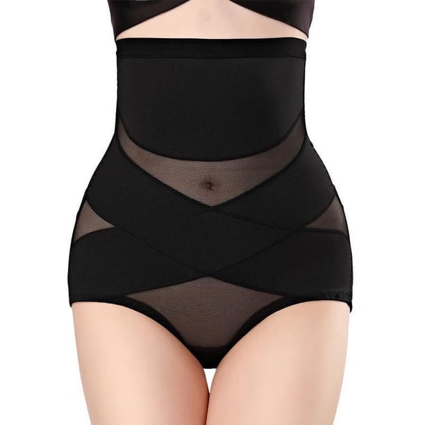 Pantalones abdominales de cintura alta Ropa interior moldeadora de cuerpo Levantamiento de abdomen Levantamiento de cadera Pantalones de cintura reductora de abdomen para mujer