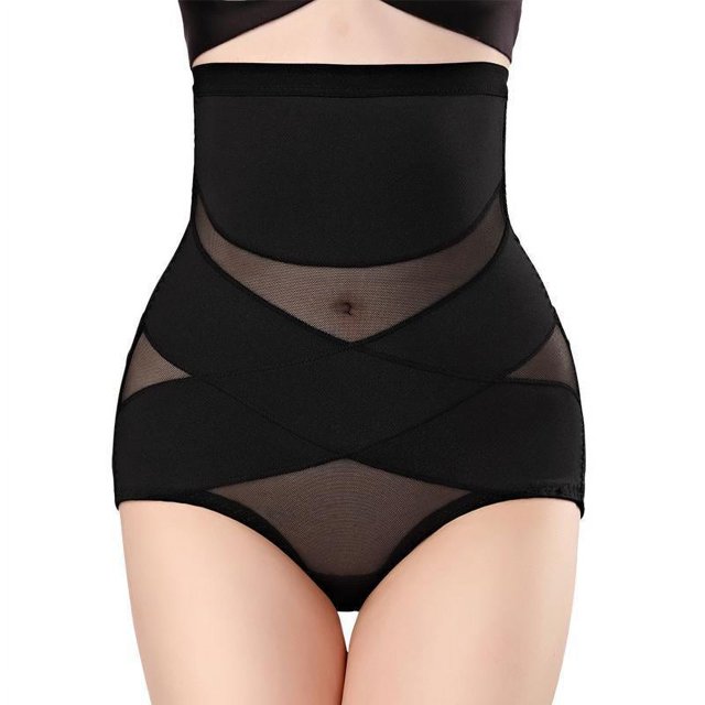 Pantalones abdominales de cintura alta Ropa interior moldeadora de cuerpo Levantamiento de abdomen Levantamiento de cadera Pantalones de cintura reductora de abdomen para mujer