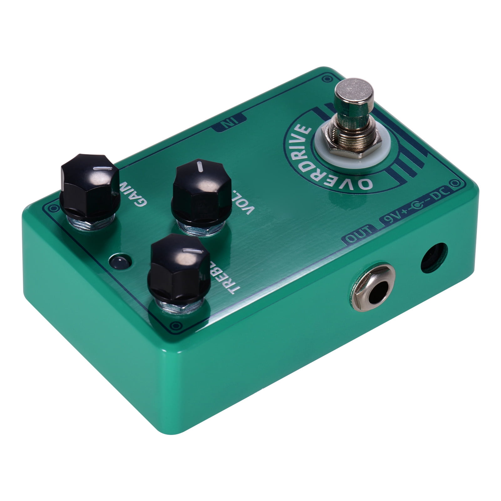 For Electric Guitar For Dolamo D-12 Overdrive Guitar Effect Pedal with Treble Gain Volume Controls True Bypass Design for Electric Guitar
