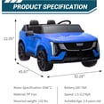 thumbnail image 4 of 24V Ride On Truck Car for Kids, 2 Seater Electric Vehicle w/Parent Remote Control, Smooth Start, Bluetooth Music & LED Lights, Battery Powered Car for 3 Years+ Boys Girls, 4 of 7