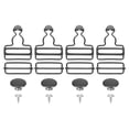 thumbnail image 1 of Unique Bargains Gun-black Metal Overall Buckles Retro Suspender Replacement Buckles (6 Sets), 1 of 6