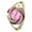 Pink, variant on Wristwatch Spiral Waterproof Round Rhinestone Braid Bangle Watch for Gift