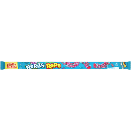 Nerds Very Berry Rope Chewy, Crunchy Candy, 0.92oz (Box of