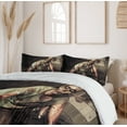 thumbnail image 6 of Ambesonne Zombie Duvet Cover Set, Scary Bloody Man, 2-Calking, Grey Mint Peach, 6 of 7