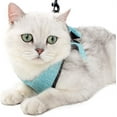 thumbnail image 5 of Cat Harness - Ultralight Cat Harness and Leash Set Leak Proof Adjustable Kitten Harness for Puppy Rabbit Ferret （green ， M）, 5 of 5