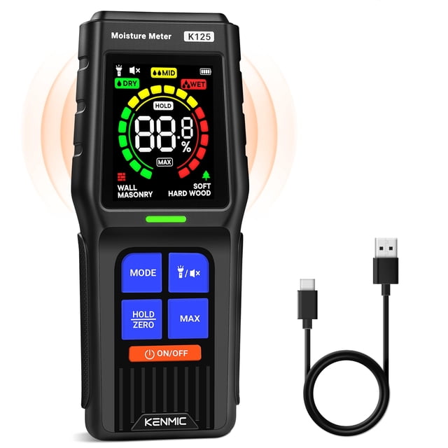 Medidor de humedad KENMIC K125 sin pines y no destructivo