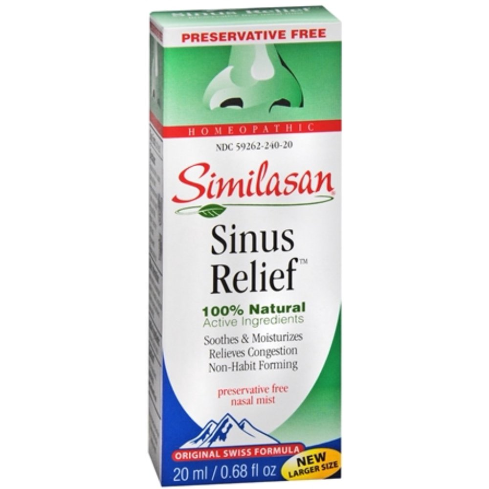 Similasan Nasal Allergy Relief Nasal Mist 0.68 oz (Pack of 3) Walmart