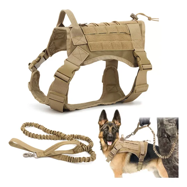 Arnes Táctico Para Perro Grande Perro Pechera Chaleco