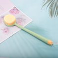 thumbnail image 6 of Unique Bargains 1 Pc Cute Long Handle Bath Brush for Bathroom Green, 6 of 7