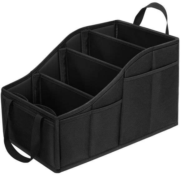 Organizador de asientos de coche YOHOOLYO con 4 compartimentos y 4 portavasos