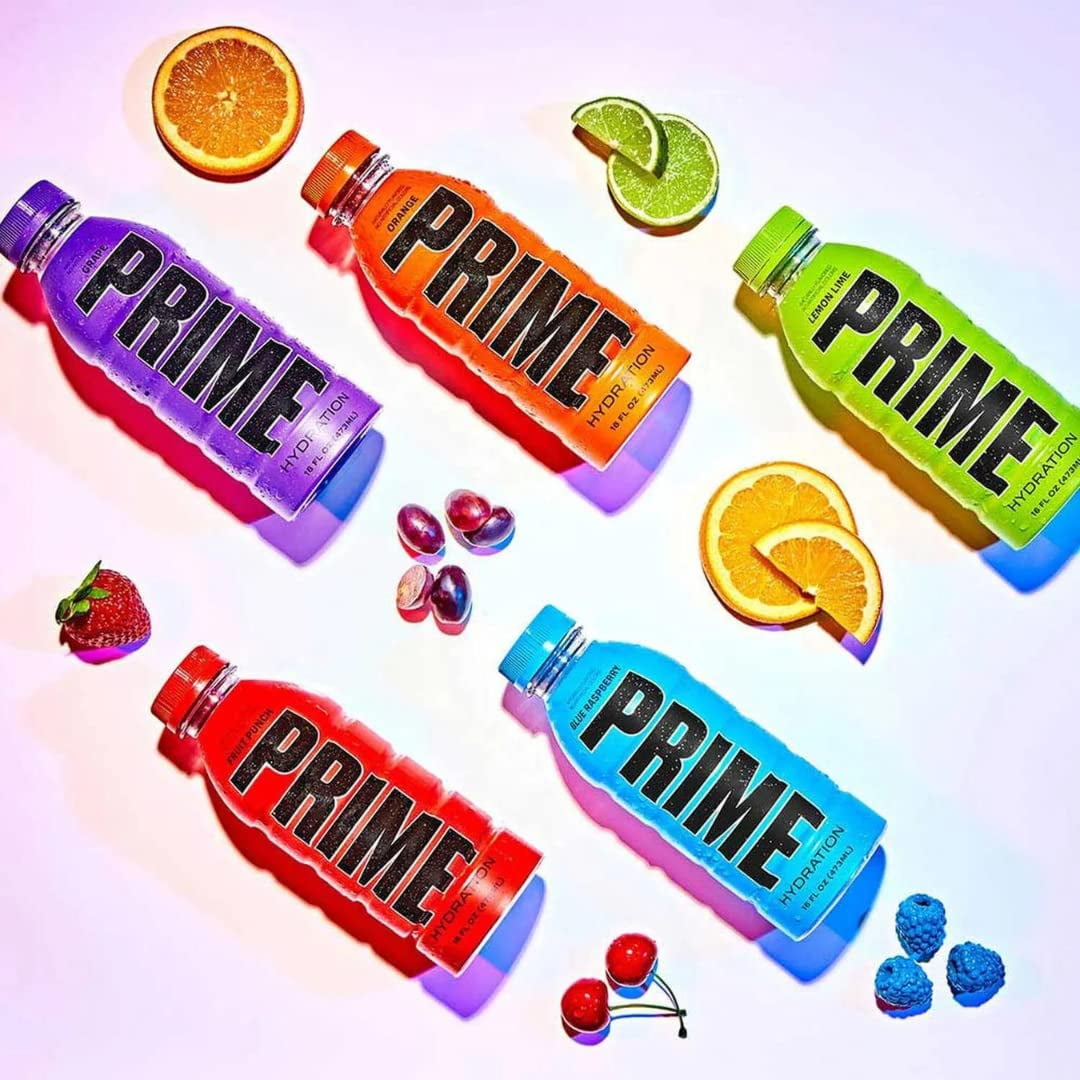 Prime Hydration Drink Variety Pack 16.9oz (8 Pack)