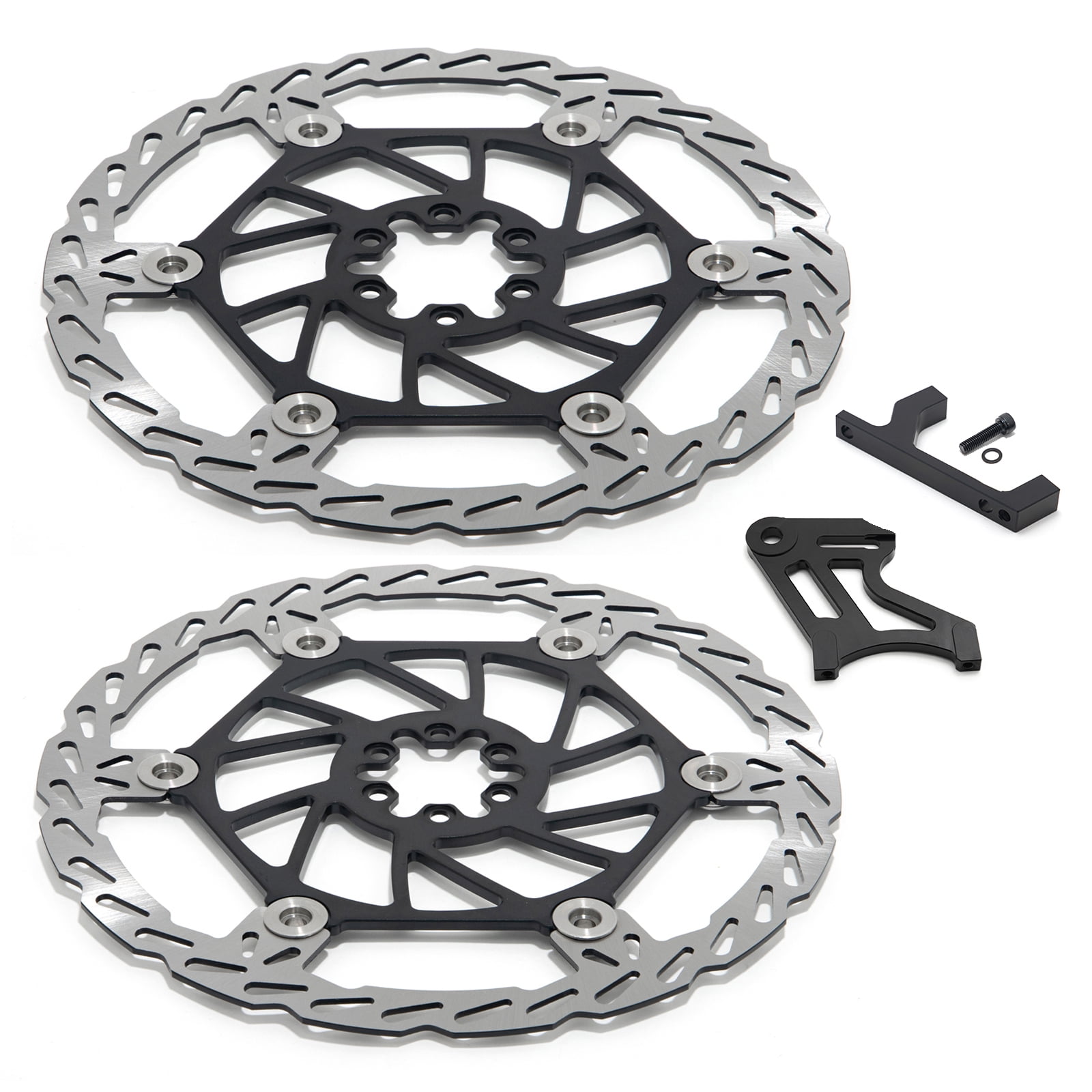 Oversize 250mm Front Rear Brake Rotors + Adapters for Surron Light Bee