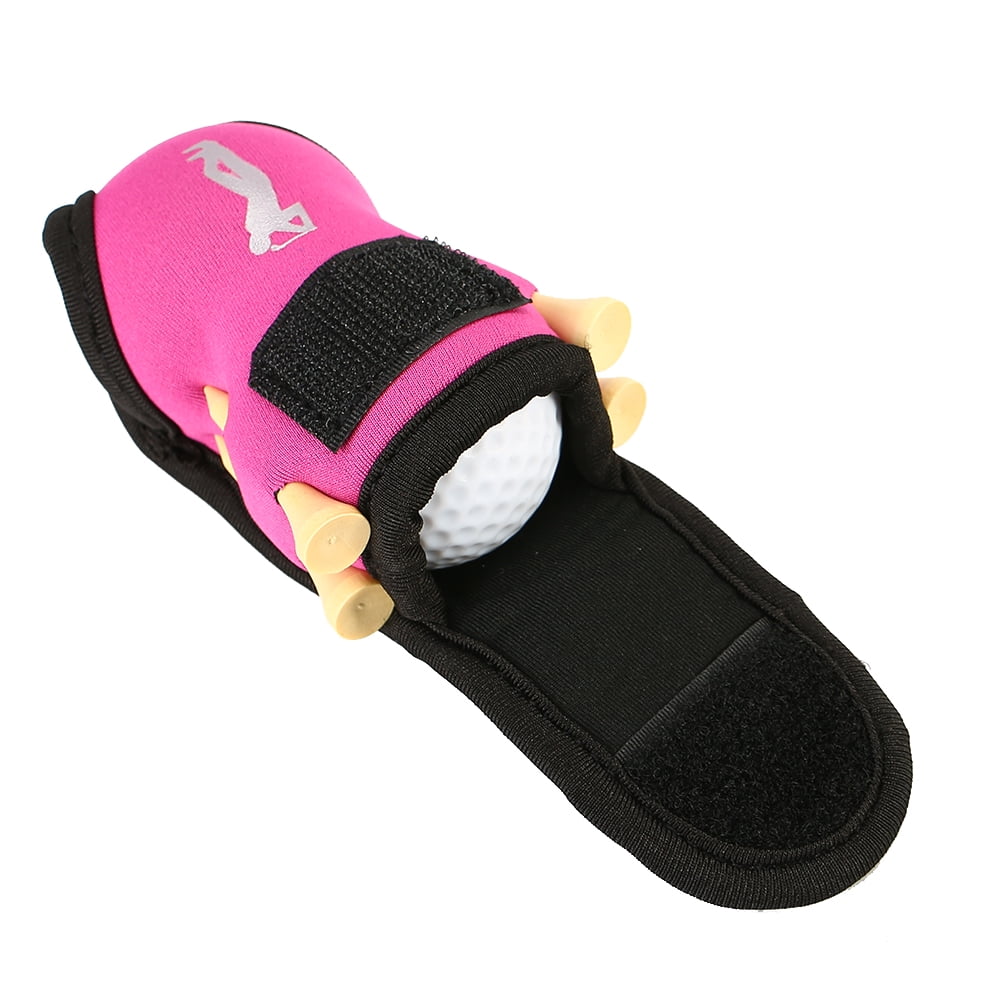 Mgaxyff 3 Colors Golf Ball Bag Holder Clip Utility Pouch Sports Golfing