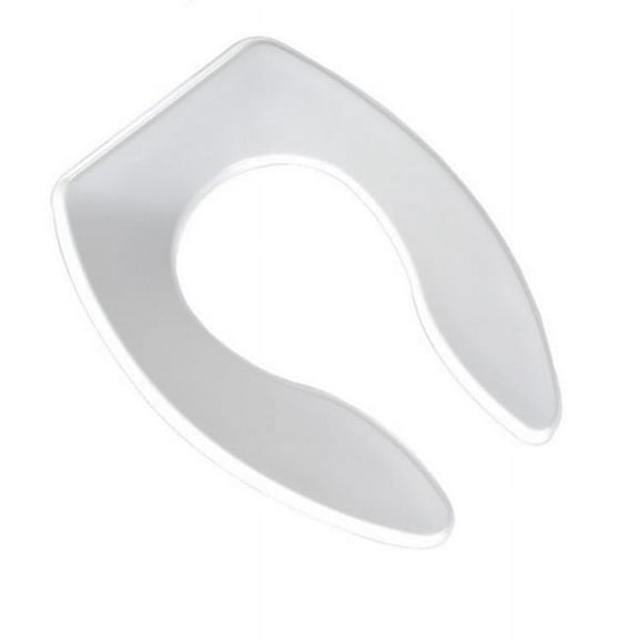 Plumbing Technologies 4F1E4C-00 Extra Heavy Duty Commercial Quality Elongated Toilet Seat with Stainless Steel Hinges Post- White