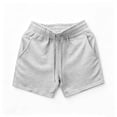 thumbnail image 3 of XIAONU Solid Casual Shorts for Women Drawstring Waist Side Pockets Shorts, 3 of 3
