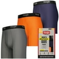 thumbnail image 3 of Wrangler Men's Breathable Mesh Boxer Briefs, 3 Pack, 3 of 8