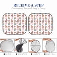 thumbnail image 5 of Goofa Hello Easter Pattern 2 Piece Car Windshield Sun Shade Foldable | Front Windshield Shade for Sun, Heat and UV Rays | Sunshade for Car Front Window-Large, 5 of 7