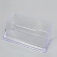 thumbnail image 3 of Raindrops  2 Pcs Office Supplies Stationery Clear Desktop Business Card Holder Carrier Case, 3 of 8