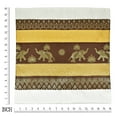 thumbnail image 5 of Neutral Thai Elephant Sun Stripes Silk Throw Pillow Cushion Cover Set, 5 of 6