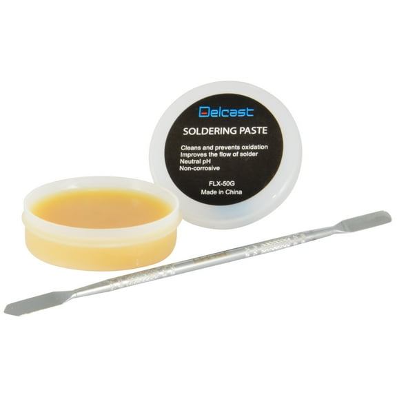 Delcast 50G Rosin Soldering Flux Paste with Spatula