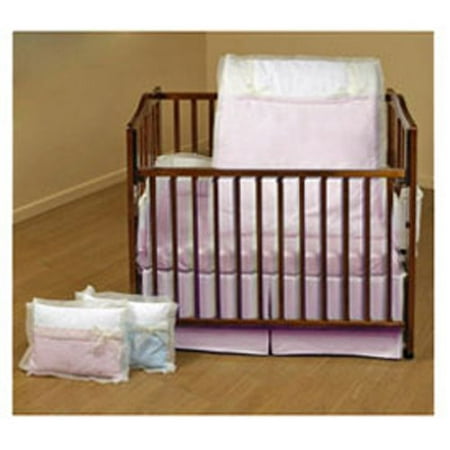 Baby Doll Bedding Classic Bows Mini Crib Port A Crib Set Pink
