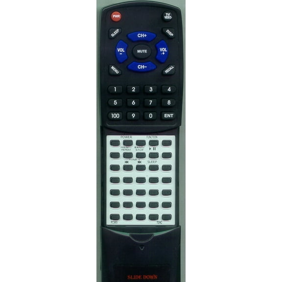 Replacement Remote for TEAC RC-969, RTRC969, RC969, CDX6, REMOCON-RC-969, REMOCONRC969